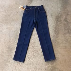 Vintage 70's / 80's Lee Riders Dark Wash Denim Jeans NWT